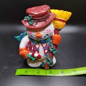#9 Snowman tea light candle holder